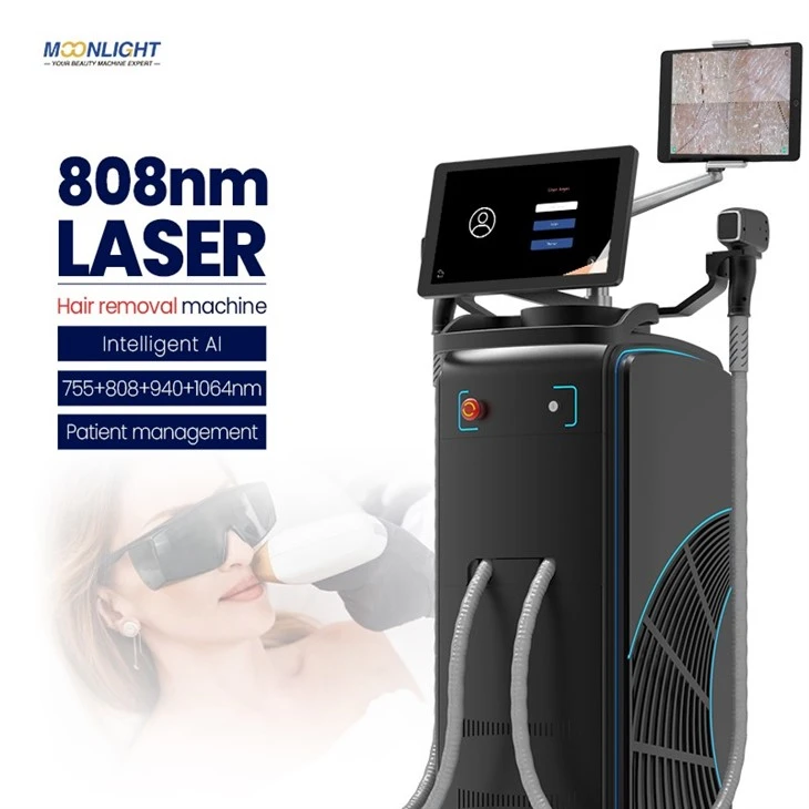 AI Pain-free Diode Laser Hair Removal Mochine