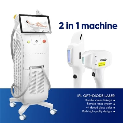 2 ใน 1 IPL OPT+Diode Laser Machine Manufacture